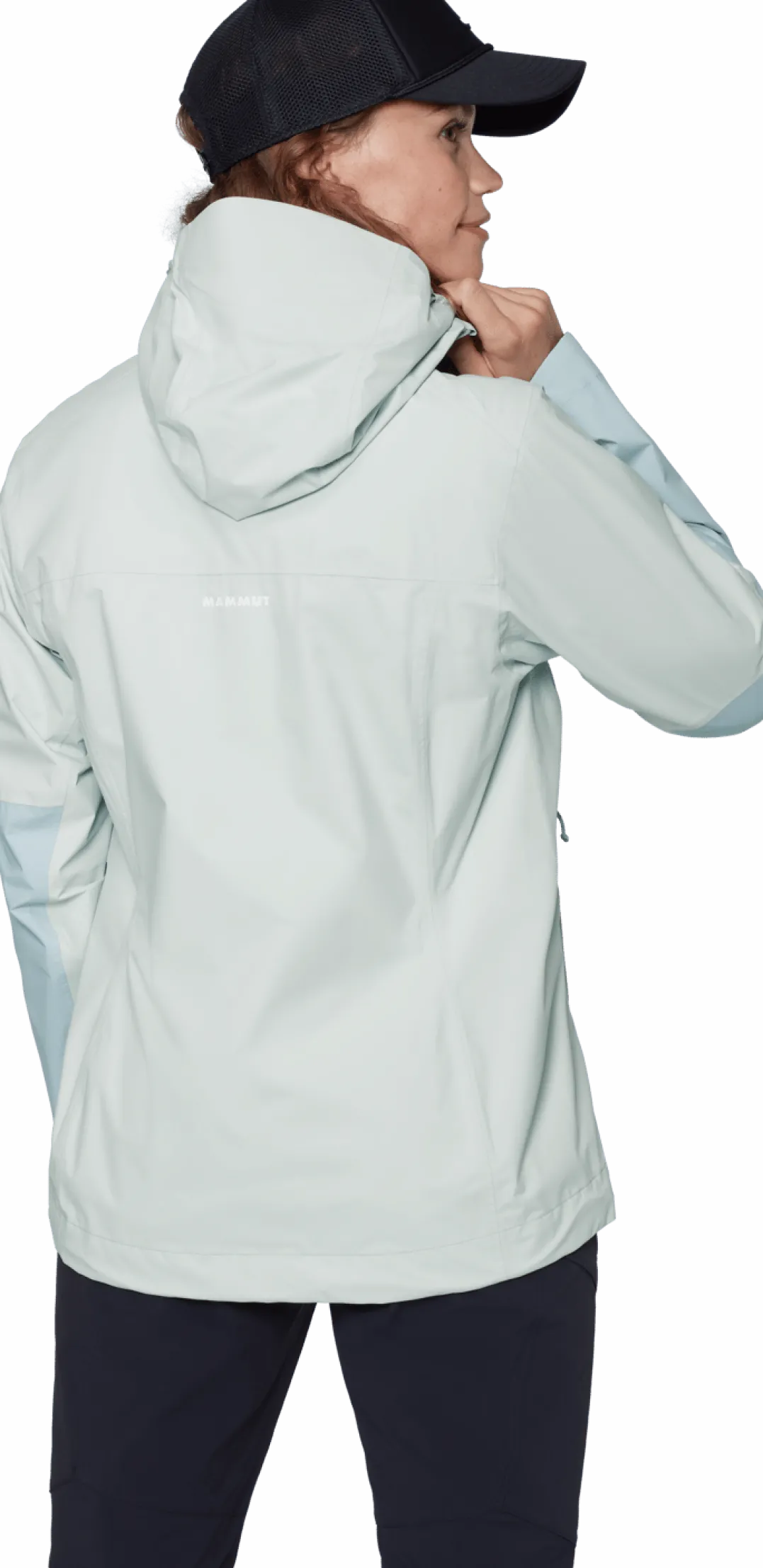 Mammut Ducan Hs Hooded Jacket Women Silver Sage-nebla