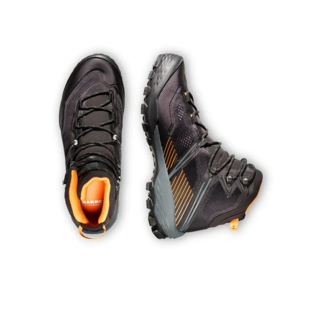Mammut Ducan Ii High Gtx Men Black-Dark Tangerine