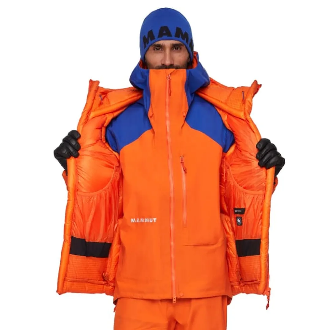 Mammut Eiger Nordwand Advanced Down In Hooded Jacket Men Eiger Orange-eiger Blue