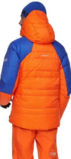 Mammut Eiger Nordwand Advanced Down In Hooded Jacket Men Eiger Orange-eiger Blue