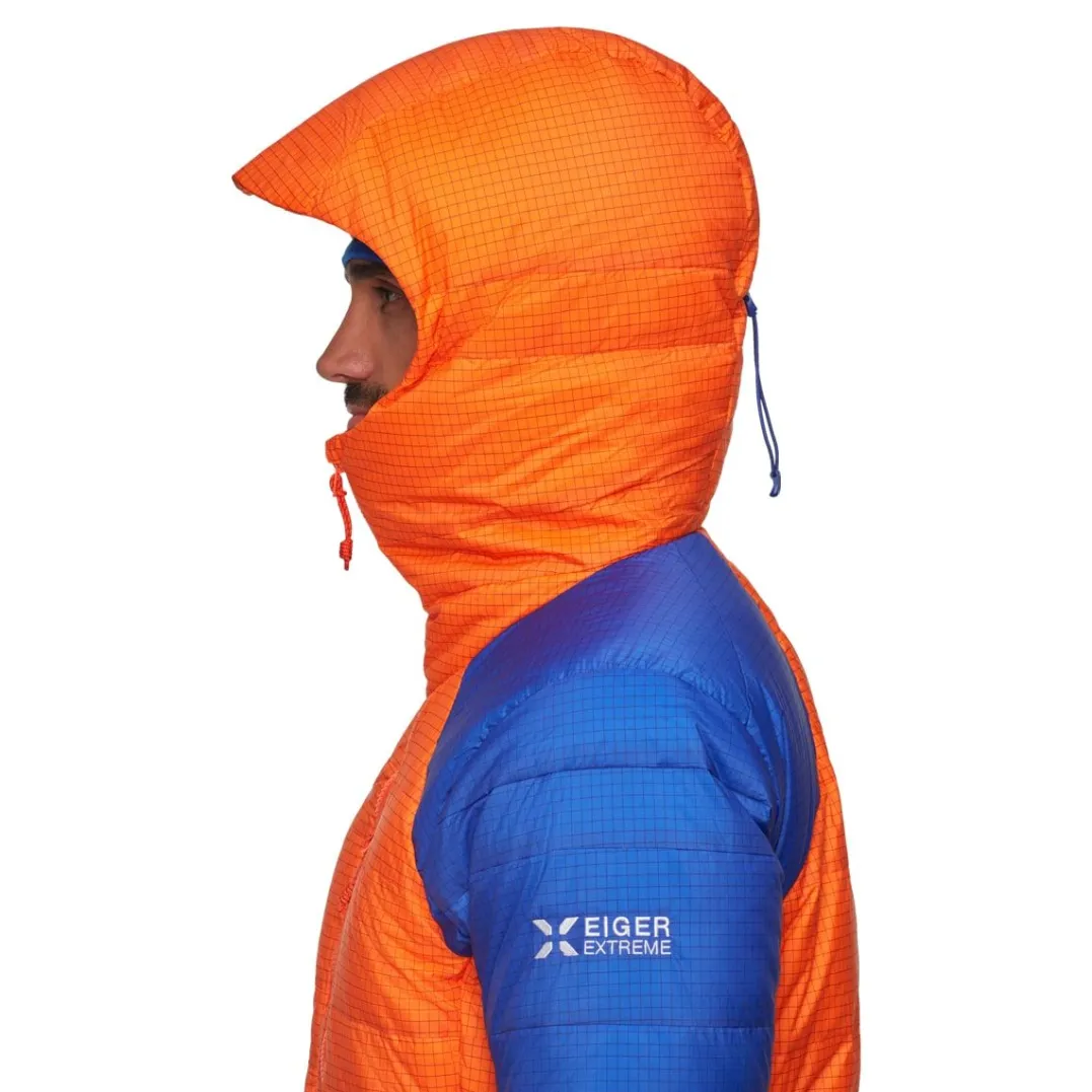 Mammut Eiger Nordwand Advanced Down In Hooded Jacket Men Eiger Orange-eiger Blue