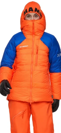 Mammut Eiger Nordwand Advanced Down In Hooded Jacket Women Eiger Orange-eiger Blue