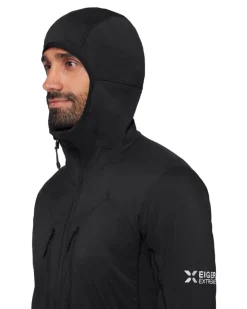 Mammut Eiger Nordwand IN Flex Air Hybrid Hooded Jacket Men Black