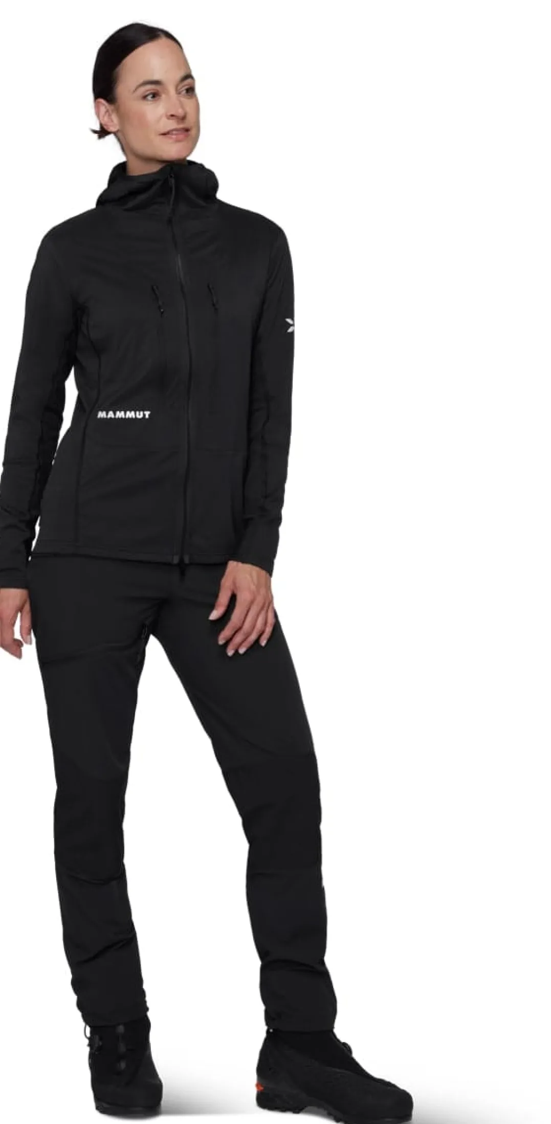 Mammut Eiger Nordwand IN Flex Air Hybrid Hooded Jacket Women Black
