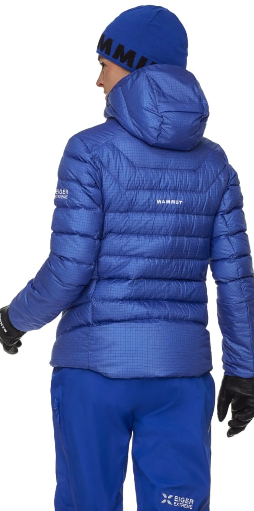 Mammut Eiger Nordwand Light Down IN Hooded Jacket Women Eiger Blue