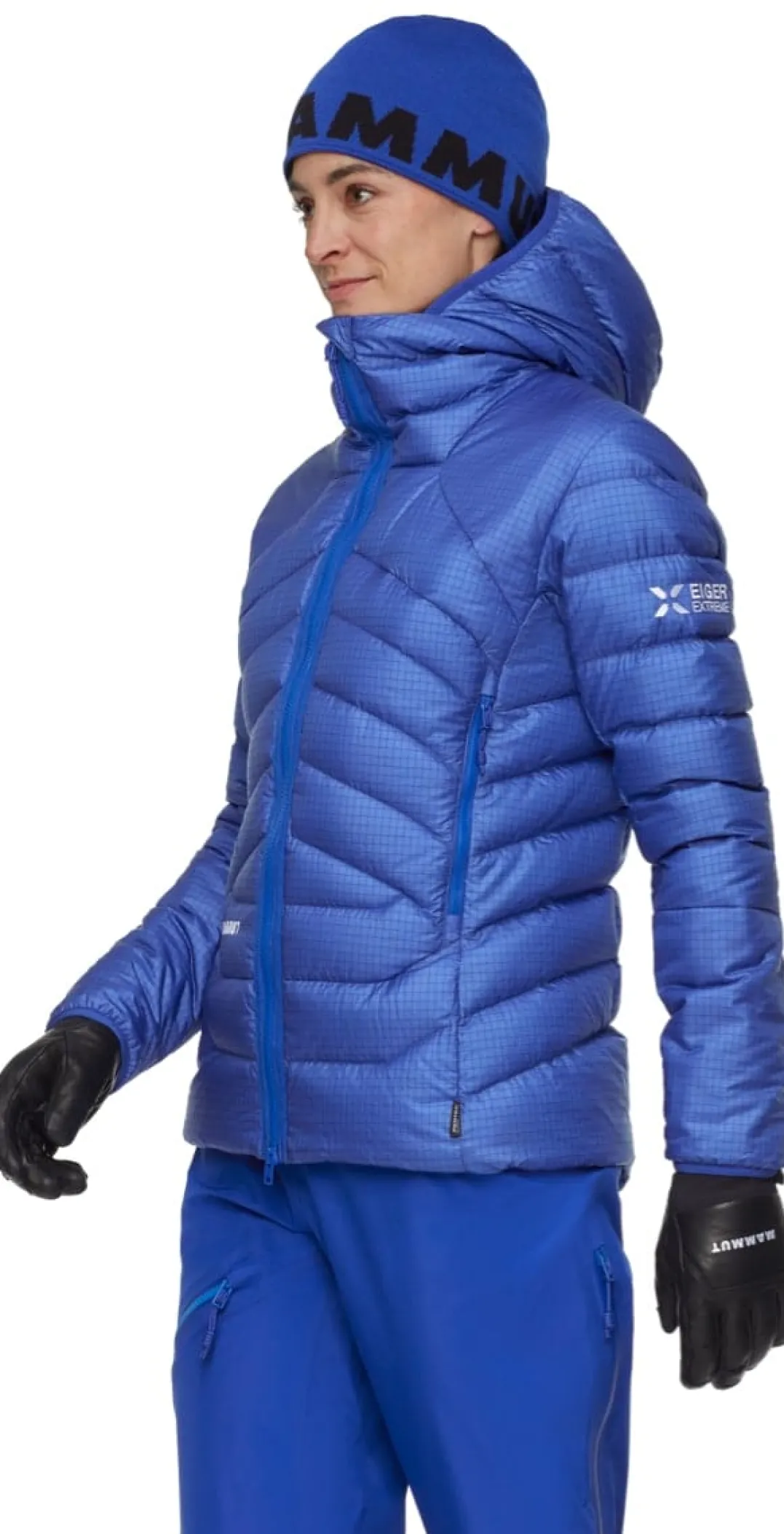 Mammut Eiger Nordwand Light Down IN Hooded Jacket Women Eiger Blue