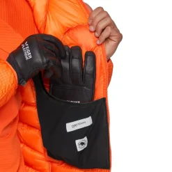 Mammut Eiger Nordwand Light Down IN Hooded Jacket Men Eiger Orange