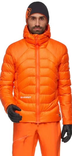 Mammut Eiger Nordwand Light Down IN Hooded Jacket Men Eiger Orange