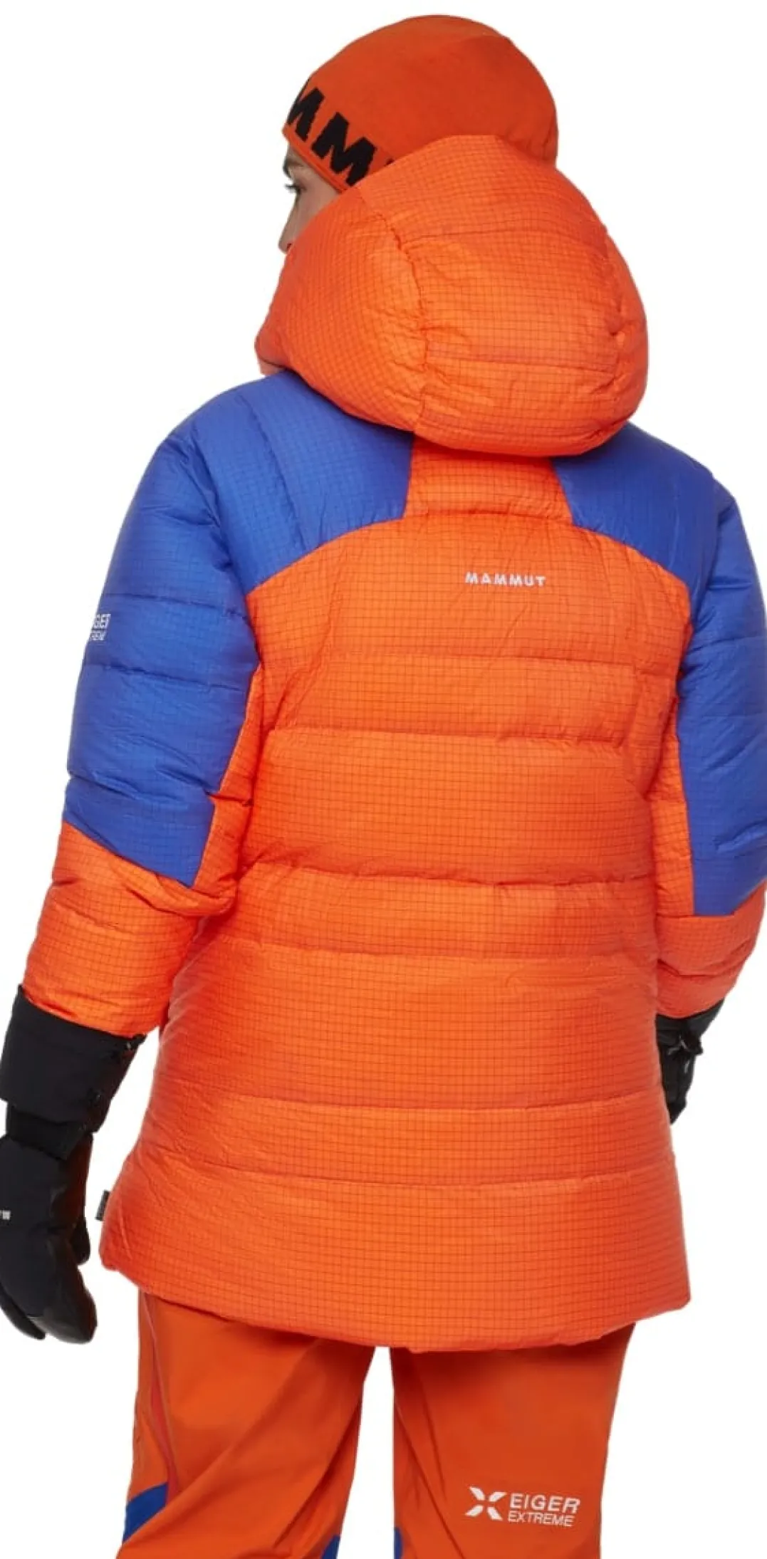 Mammut Eiger Nordwand Pro Down In Hooded Parka Women Eiger Orange-eiger Blue