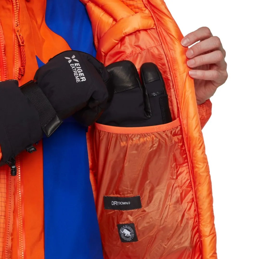 Mammut Eiger Nordwand Pro Down In Hooded Parka Women Eiger Orange-eiger Blue