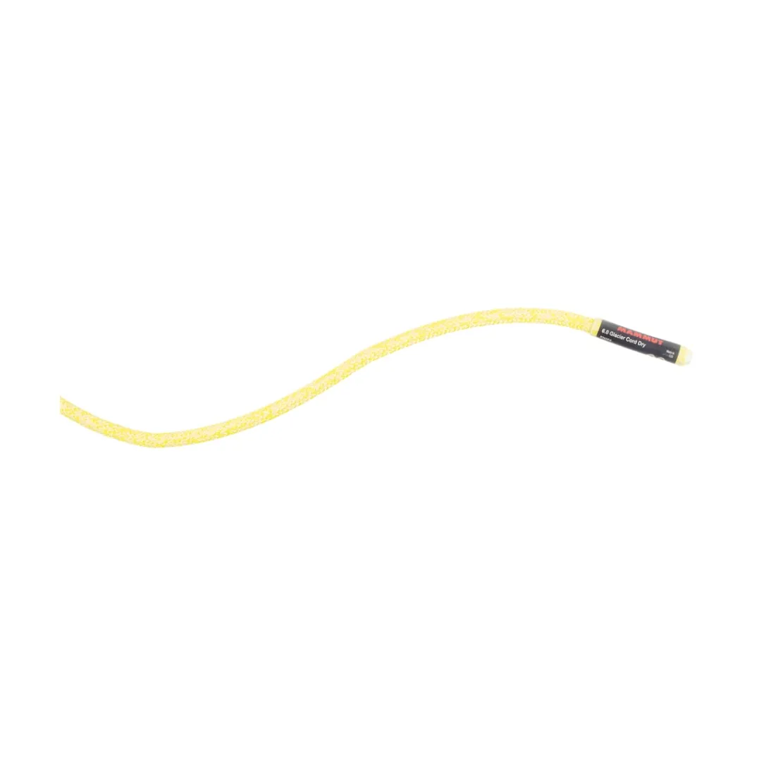 Mammut 6.0 Glacier Cord Dry 30m Yellow Melange