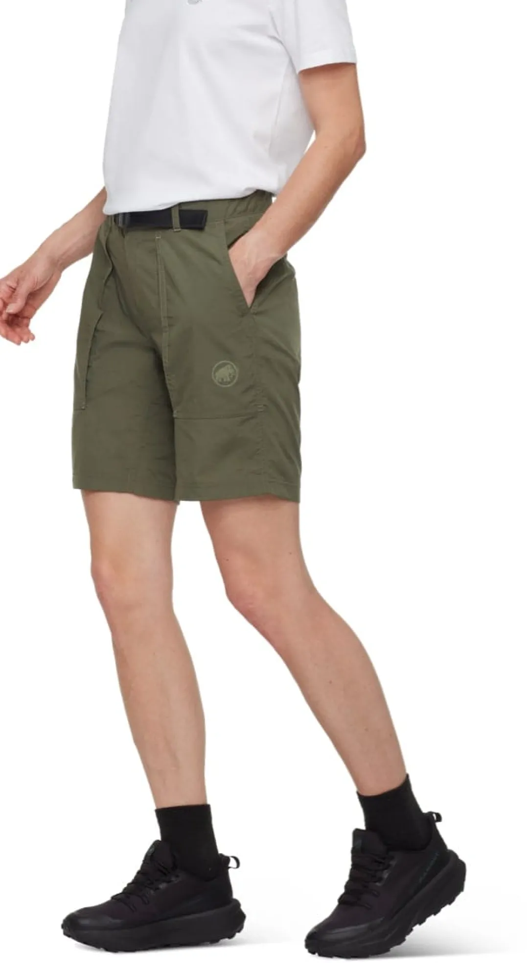 Mammut Hiking Cargo Shorts Women Dark Marsh