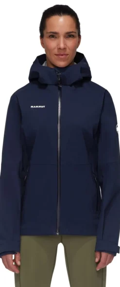 Mammut Linard Guide Hs Hooded Jacket Women Marine
