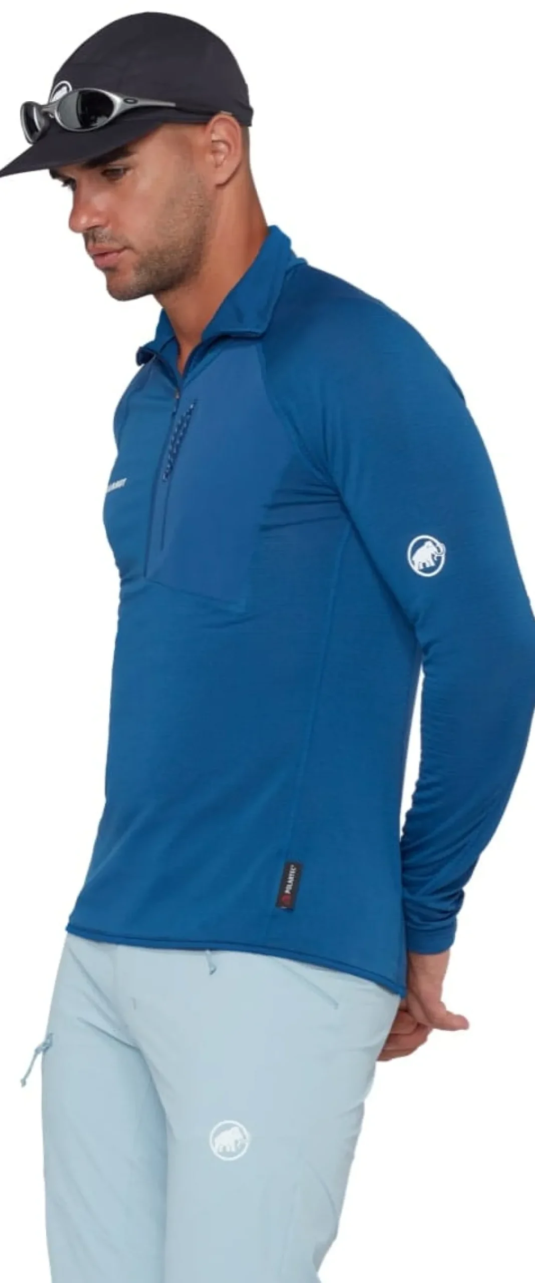 Mammut Men's Aenergy Light ML Half Zip Pull Tschiel