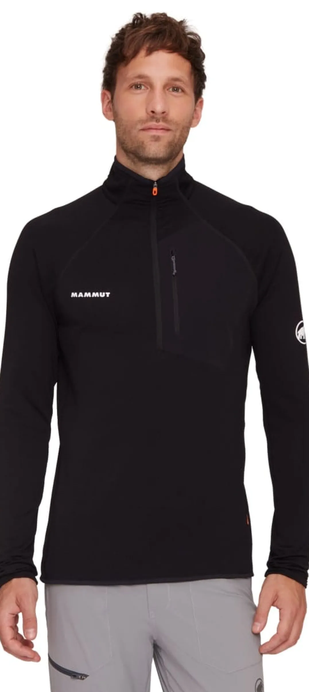 Mammut Men's Aenergy Light ML Half Zip Pull Black