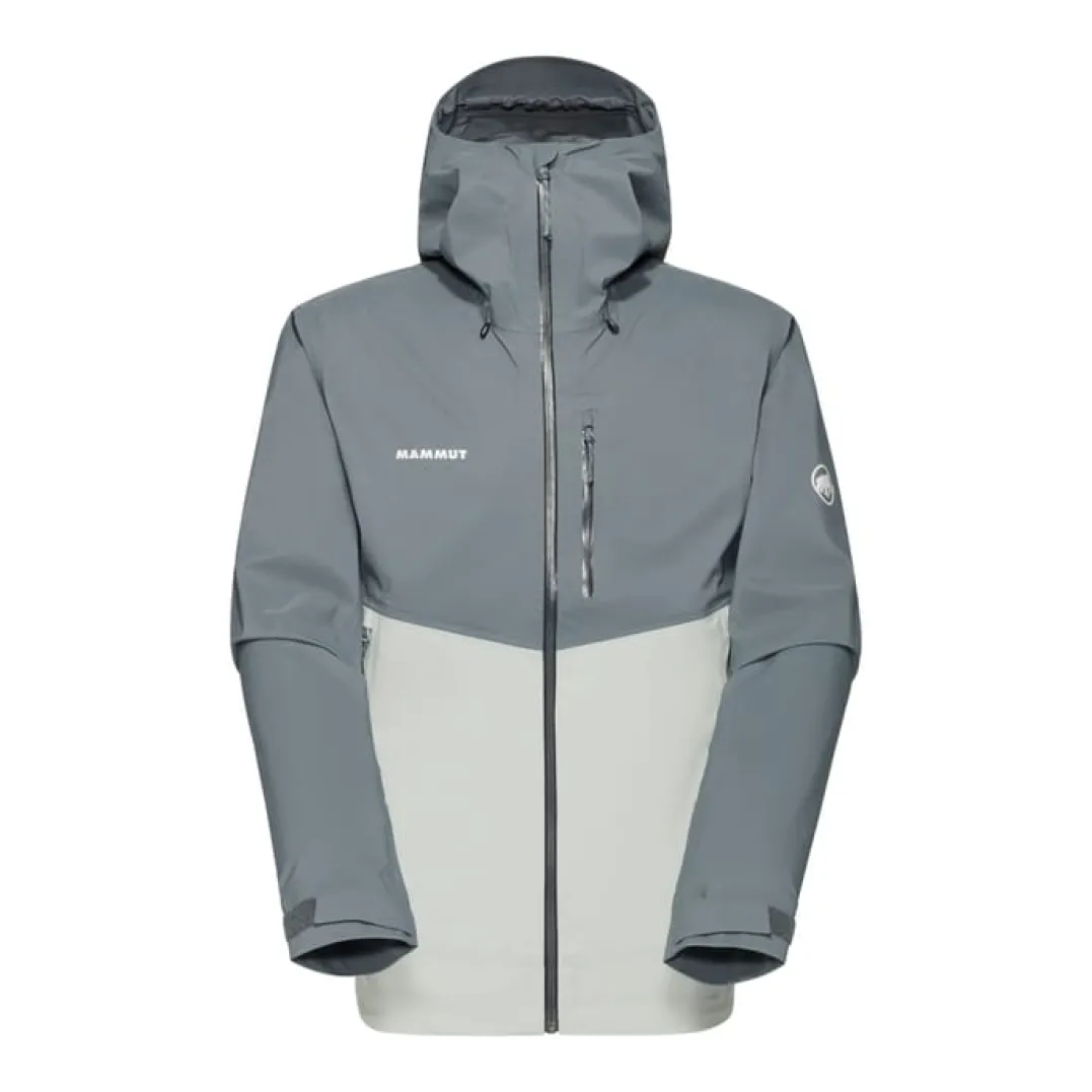 Mammut Men's Alto Guide Hs Hooded Jacket Silver Sage-strata