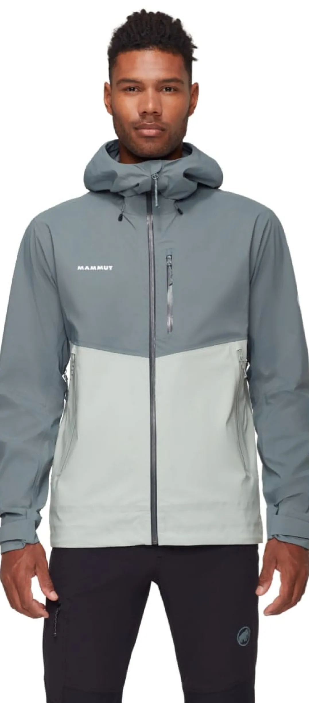 Mammut Men's Alto Guide Hs Hooded Jacket Silver Sage-strata