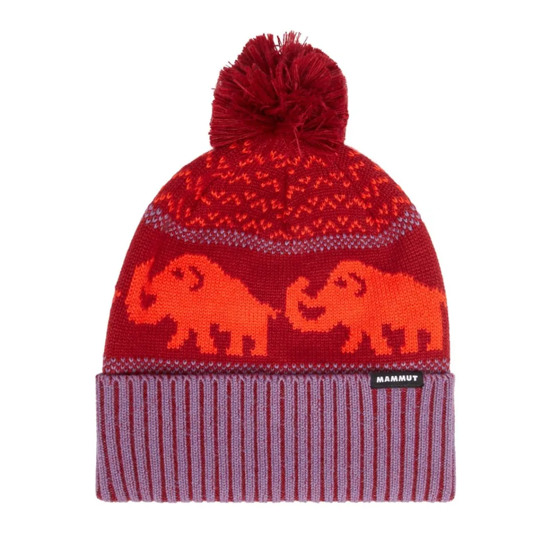 Mammut Retro Beanie Dark Mammut Red-paloja