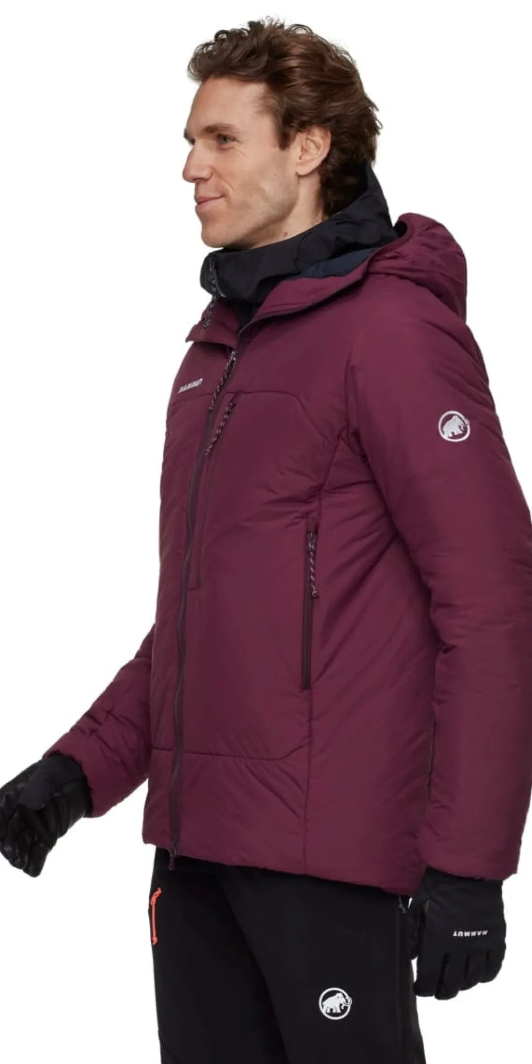 Mammut Rime Pro Belay IN Hooded Jacket Men Vin-black
