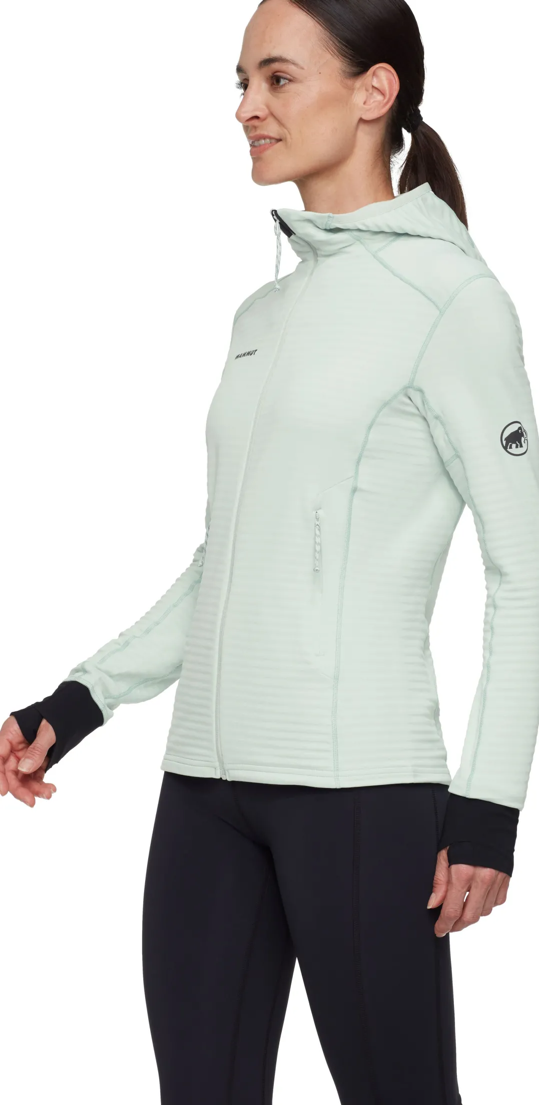Mammut Taiss Light ML Hooded Jacket Women Silver Sage