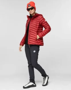 Mammut Women's Albula IN Hooded Jacket Dark Mammut Red