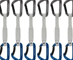 Mammut Workhorse Keylock 17 Cm 6-Pack Quickdraws Straight Gate/Bent Gate Key Lock