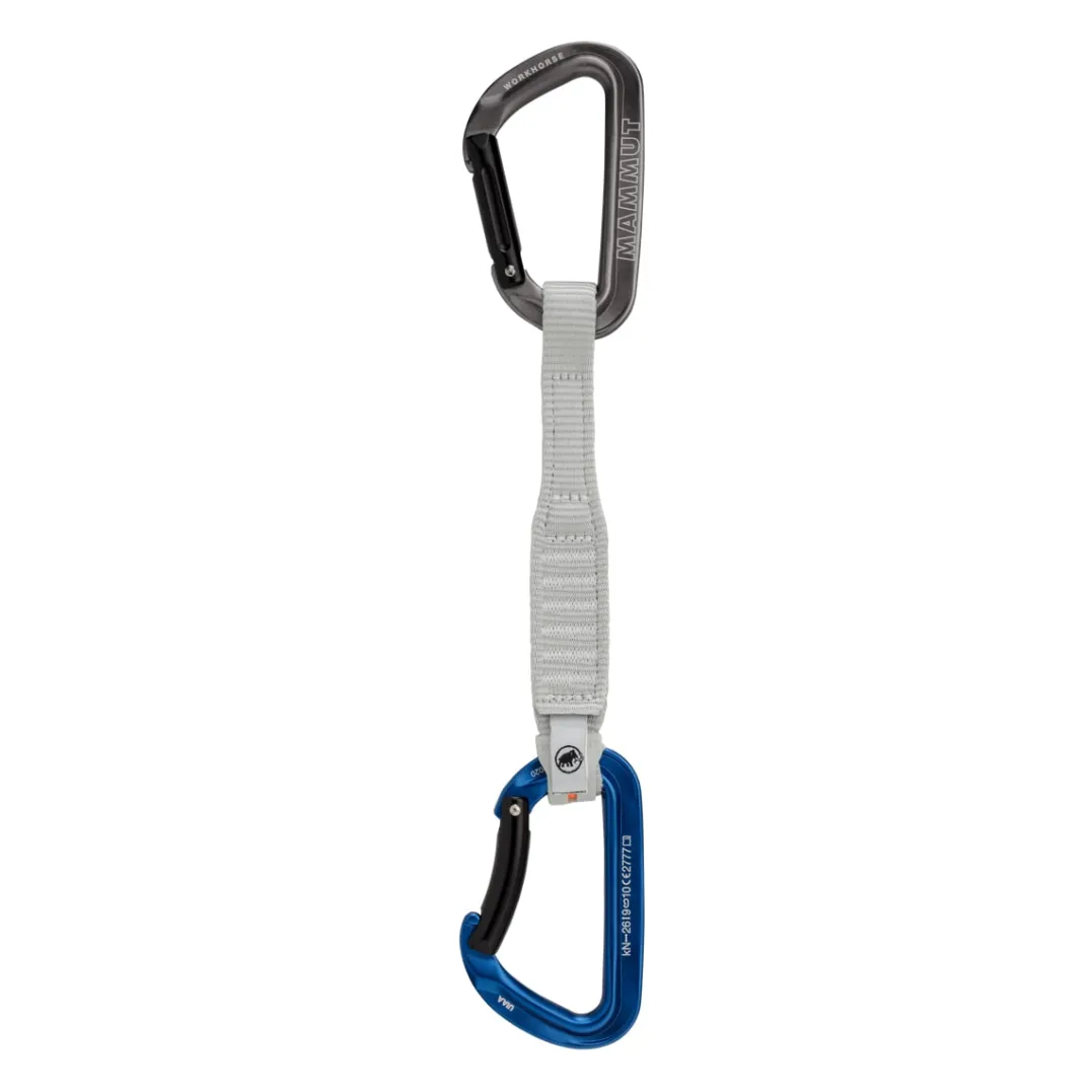 Mammut Workhorse Keylock 17 Cm Quickdraw Straight Gate/Bent Gate Key Lock