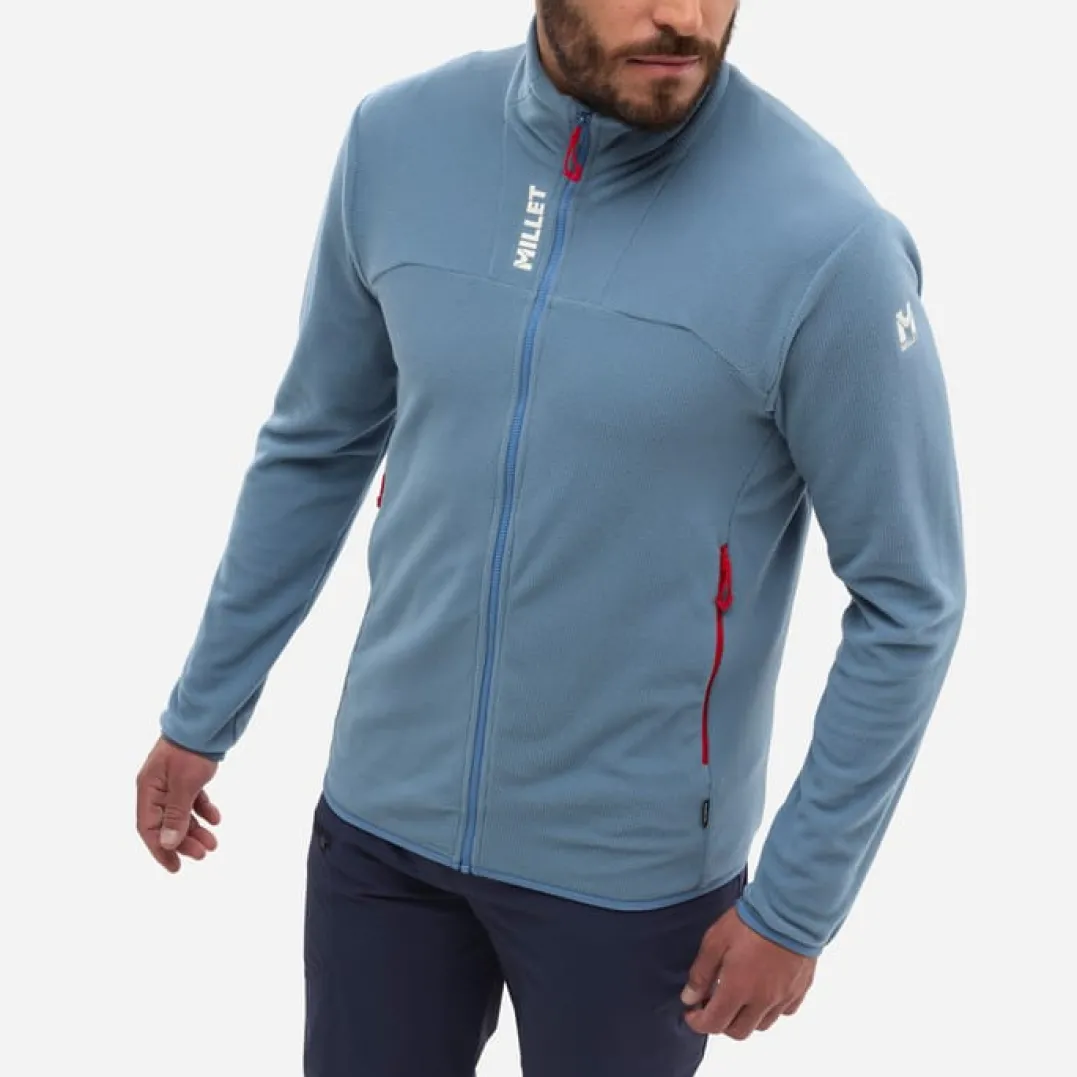 Millet Fleece Ubic Lightgrid Jkt M Men Coronet Blue