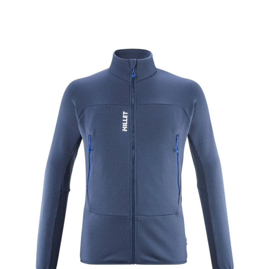 Millet Fusion Grid Jkt M Dark Denim