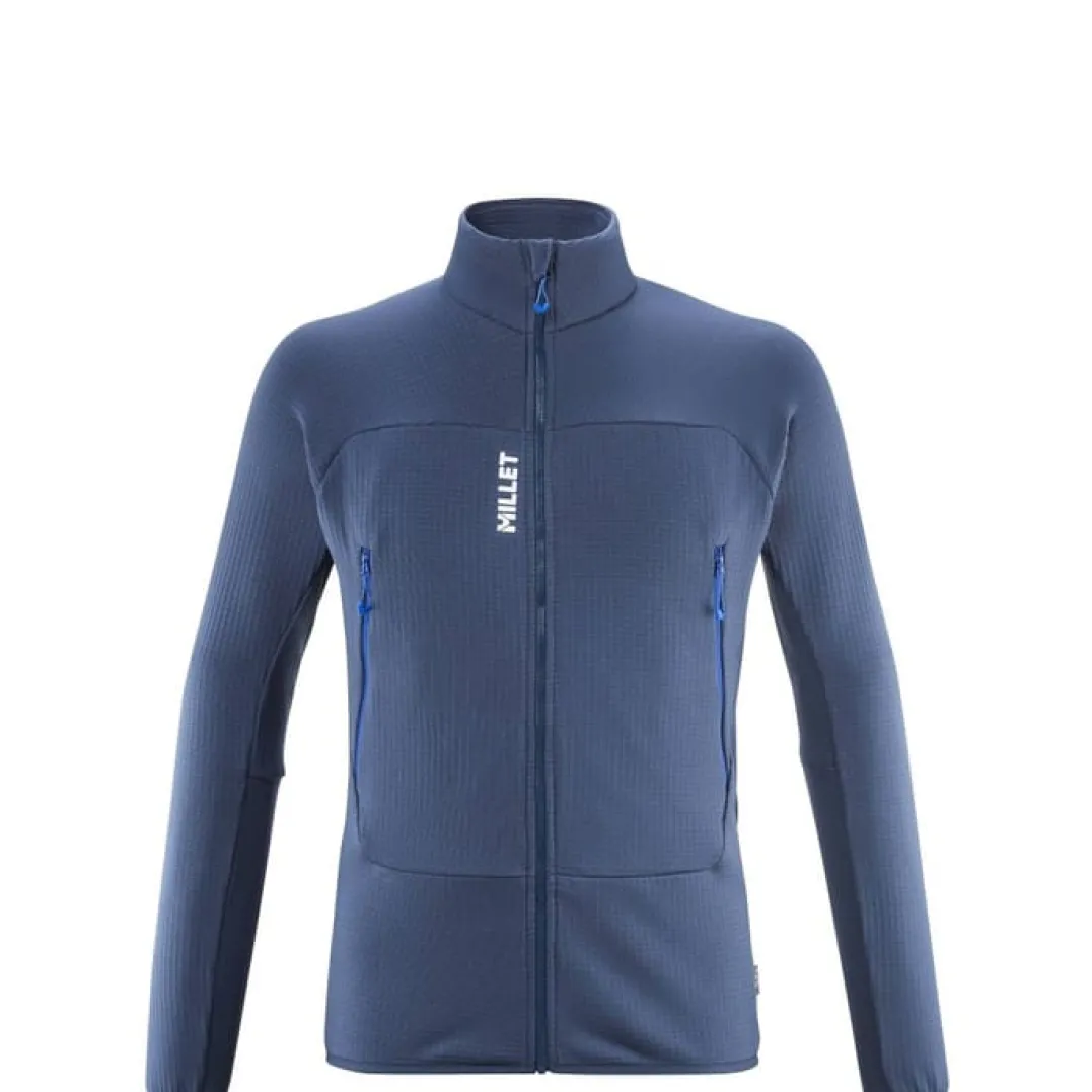 Millet Fusion Grid Jkt M Dark Denim