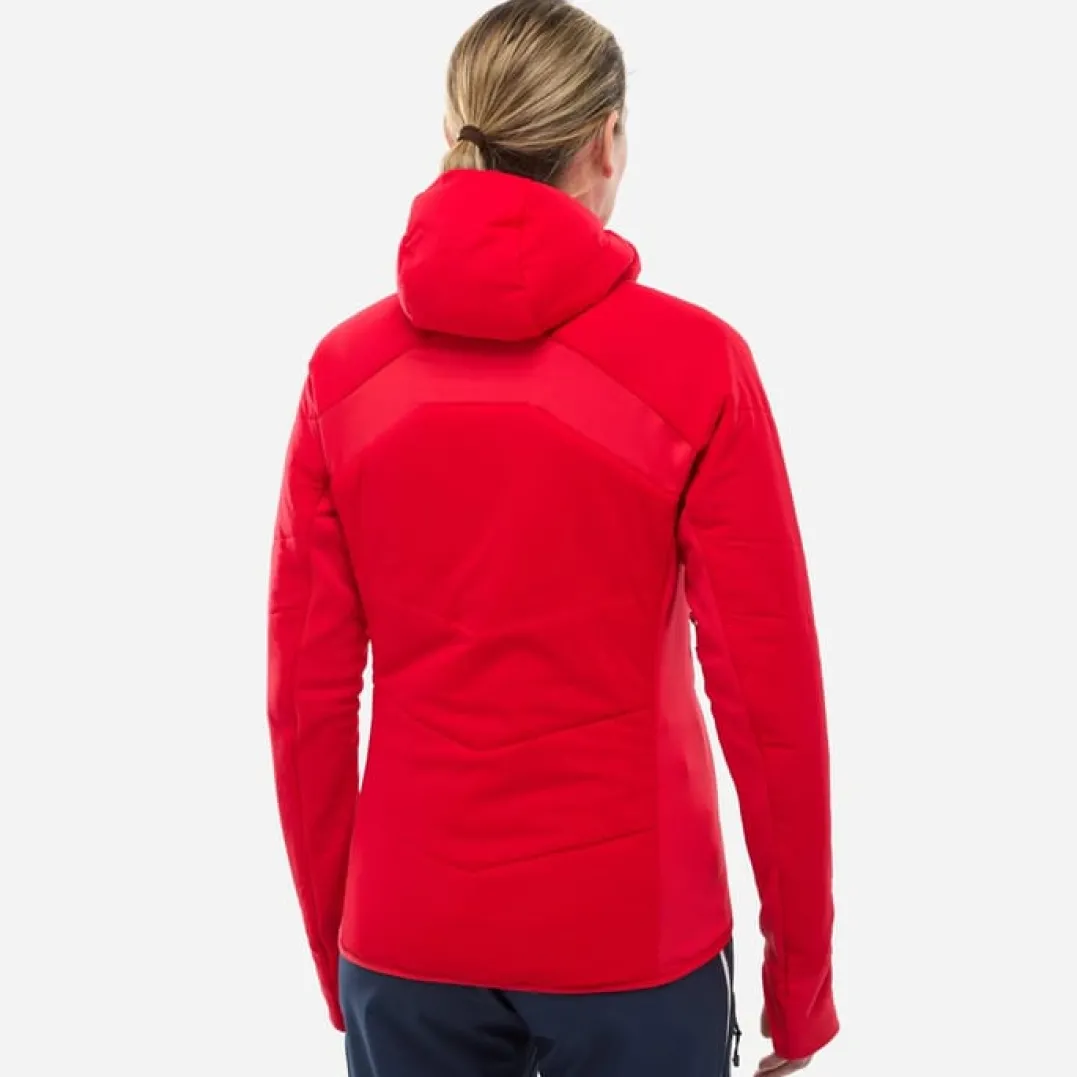 Millet M White Primaloft Hoodie W Red - Rouge