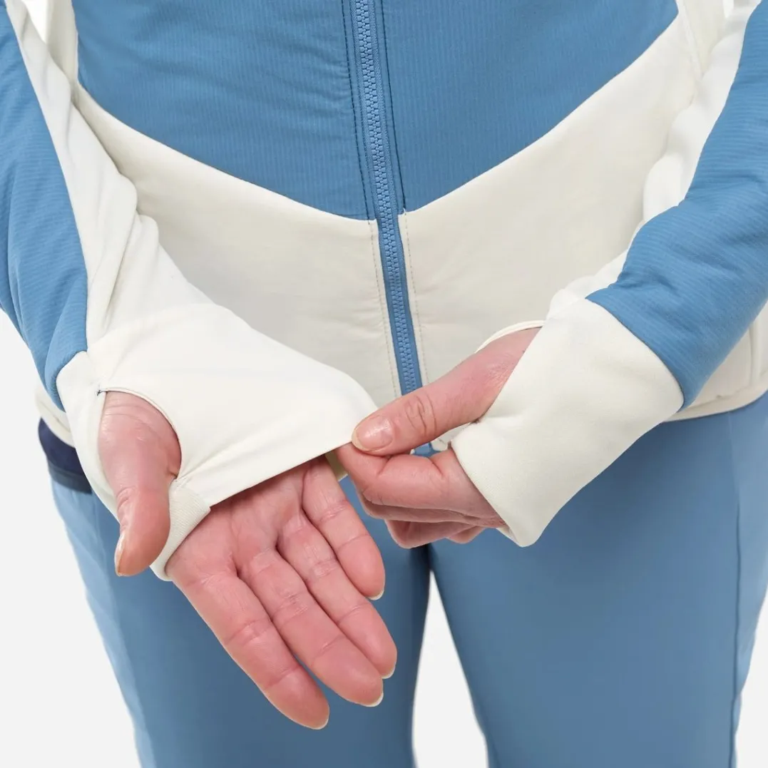Millet M White Primaloft Hoodie W Coronet Blue/foggy Dew