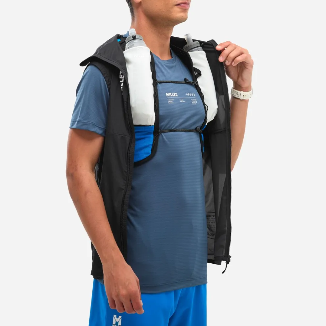 Millet Softshell Intense Windbreaker Vest M Men Black - Noir