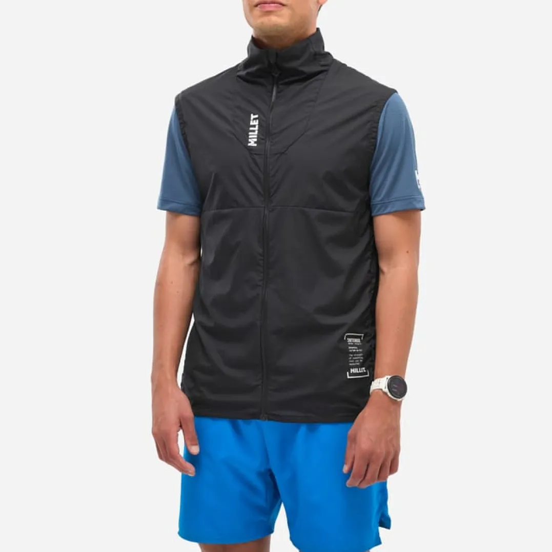 Millet Softshell Intense Windbreaker Vest M Men Black - Noir