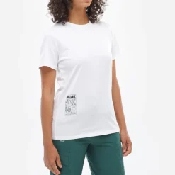Millet Tee Shirt Chamonix Flower Ts Ss WWhite - Blanc