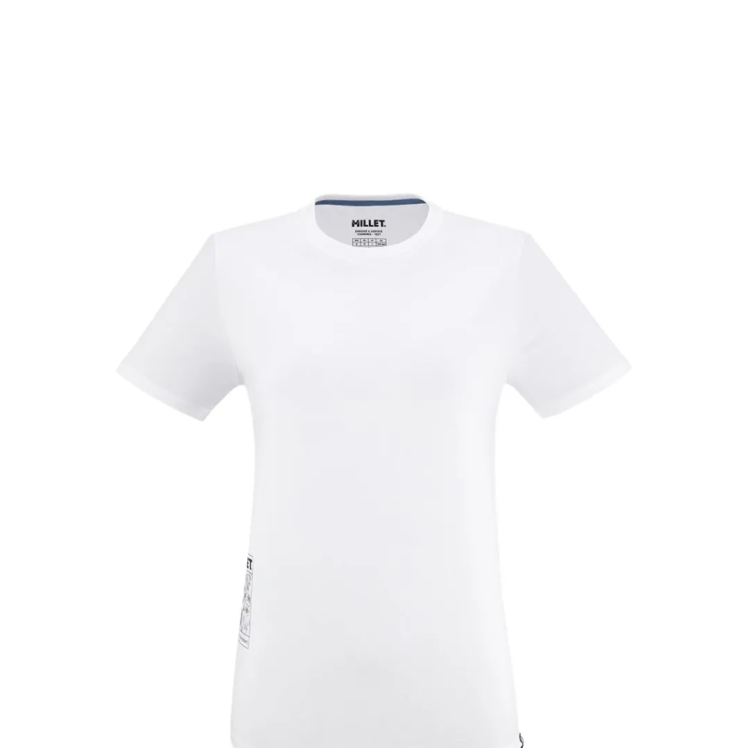 Millet Tee Shirt Chamonix Flower Ts Ss WWhite - Blanc