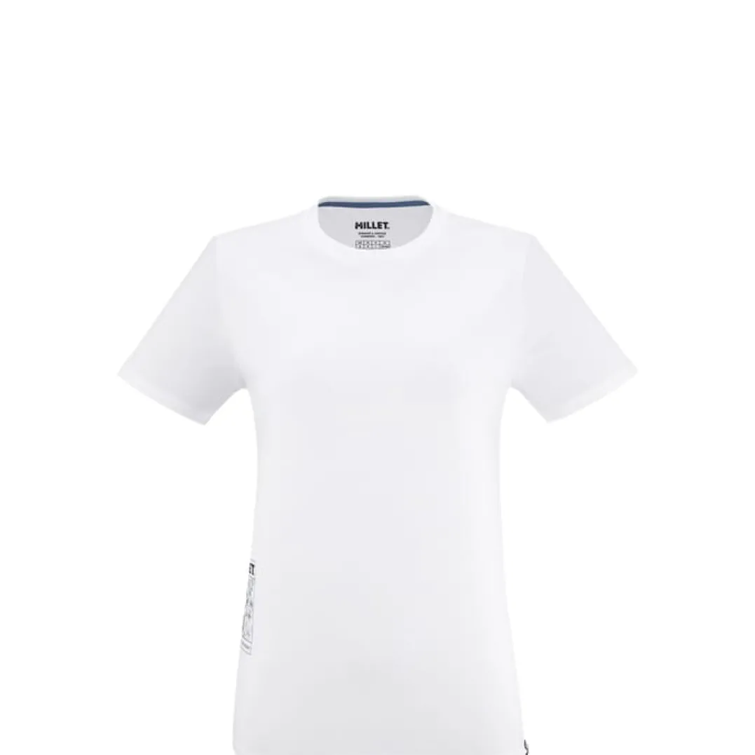 Millet Tee Shirt Chamonix Flower Ts Ss WWhite - Blanc