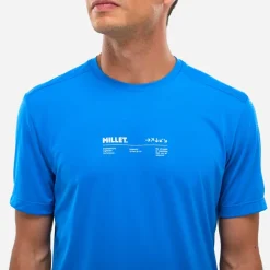 Millet Tee Shirt Intense Essential Ts Ss M Men Icon Blue