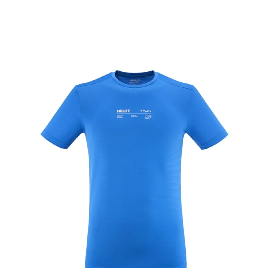 Millet Tee Shirt Intense Essential Ts Ss M Men Icon Blue