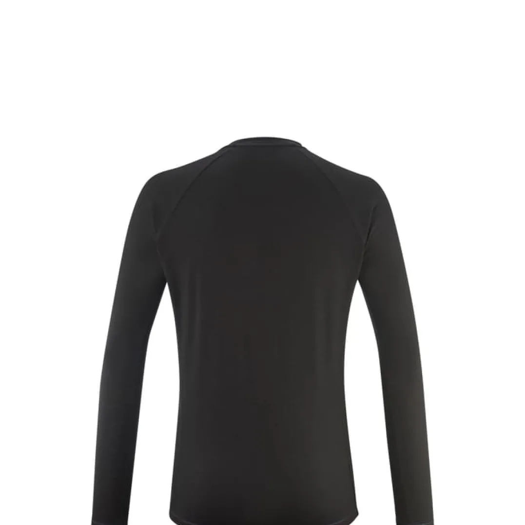 Millet Trilogy Wool Ts Ls M Black - Noir