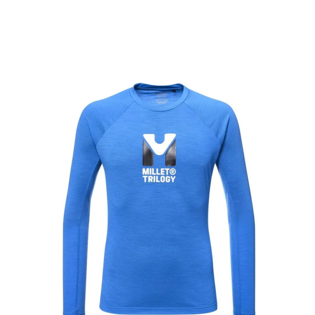 Millet Trilogy Wool Ts Ls M Icon Blue