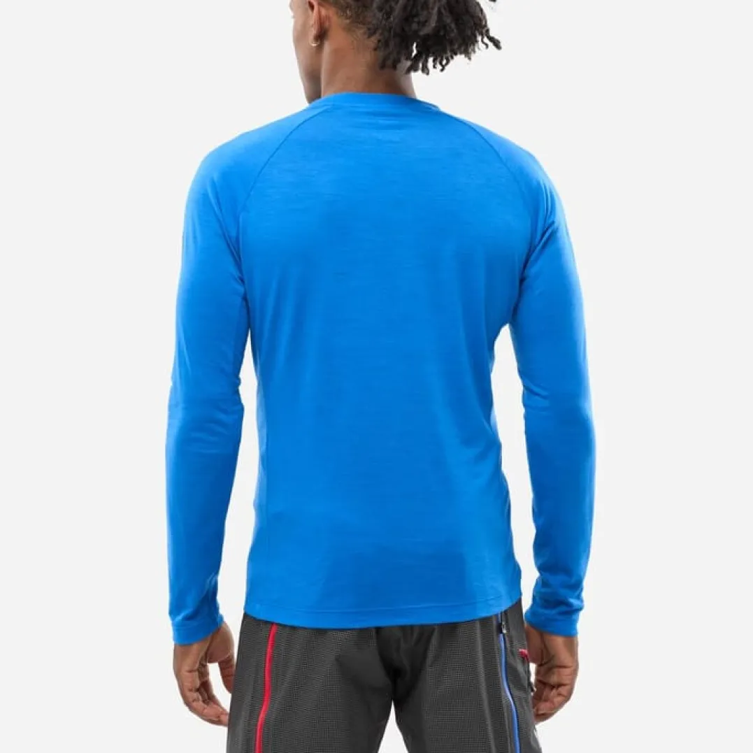 Millet Trilogy Wool Ts Ls M Icon Blue