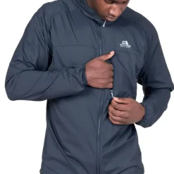Mountain Equipment Aerofoil Hooded Mens Jacket Blue Nights