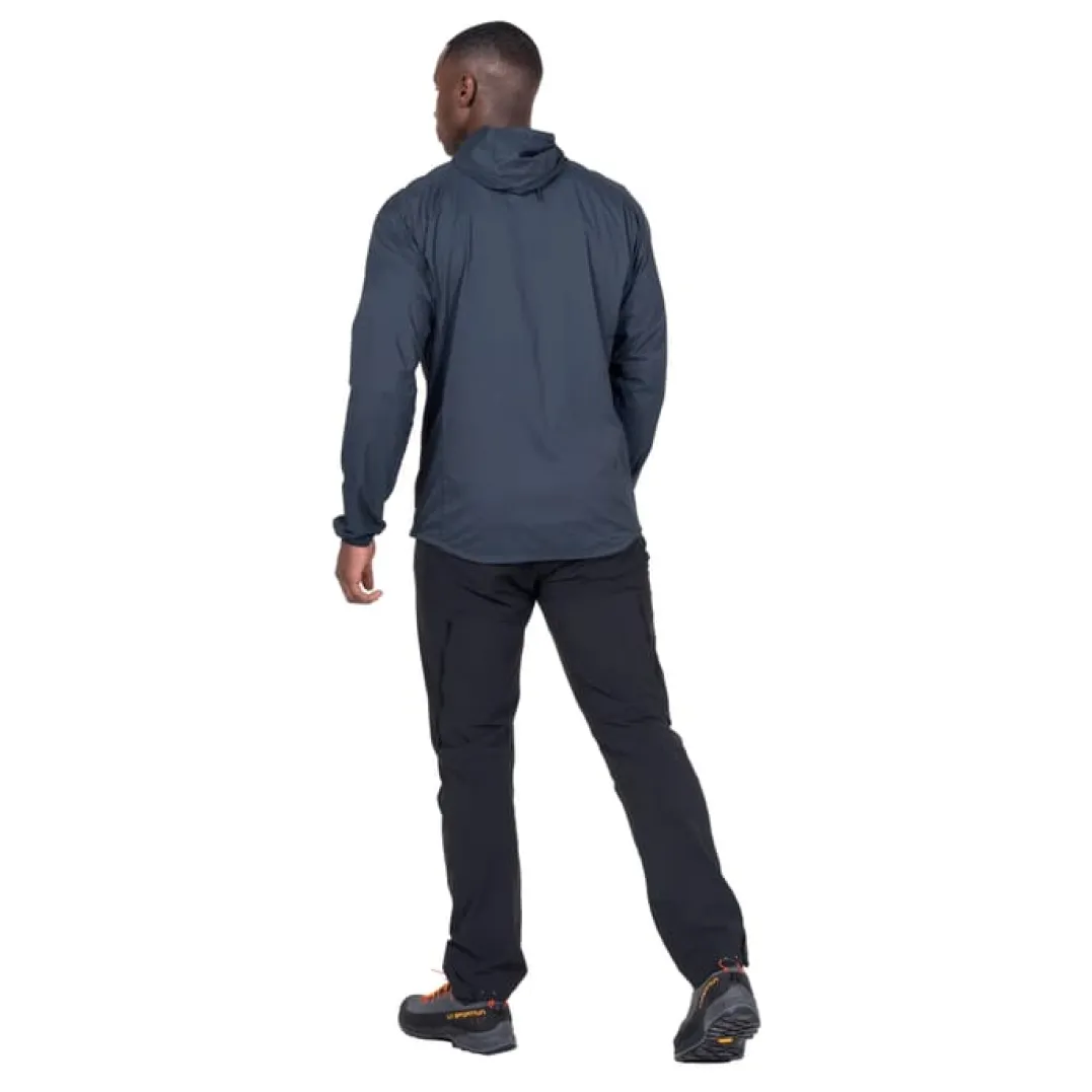 Mountain Equipment Aerofoil Hooded Mens Jacket Blue Nights