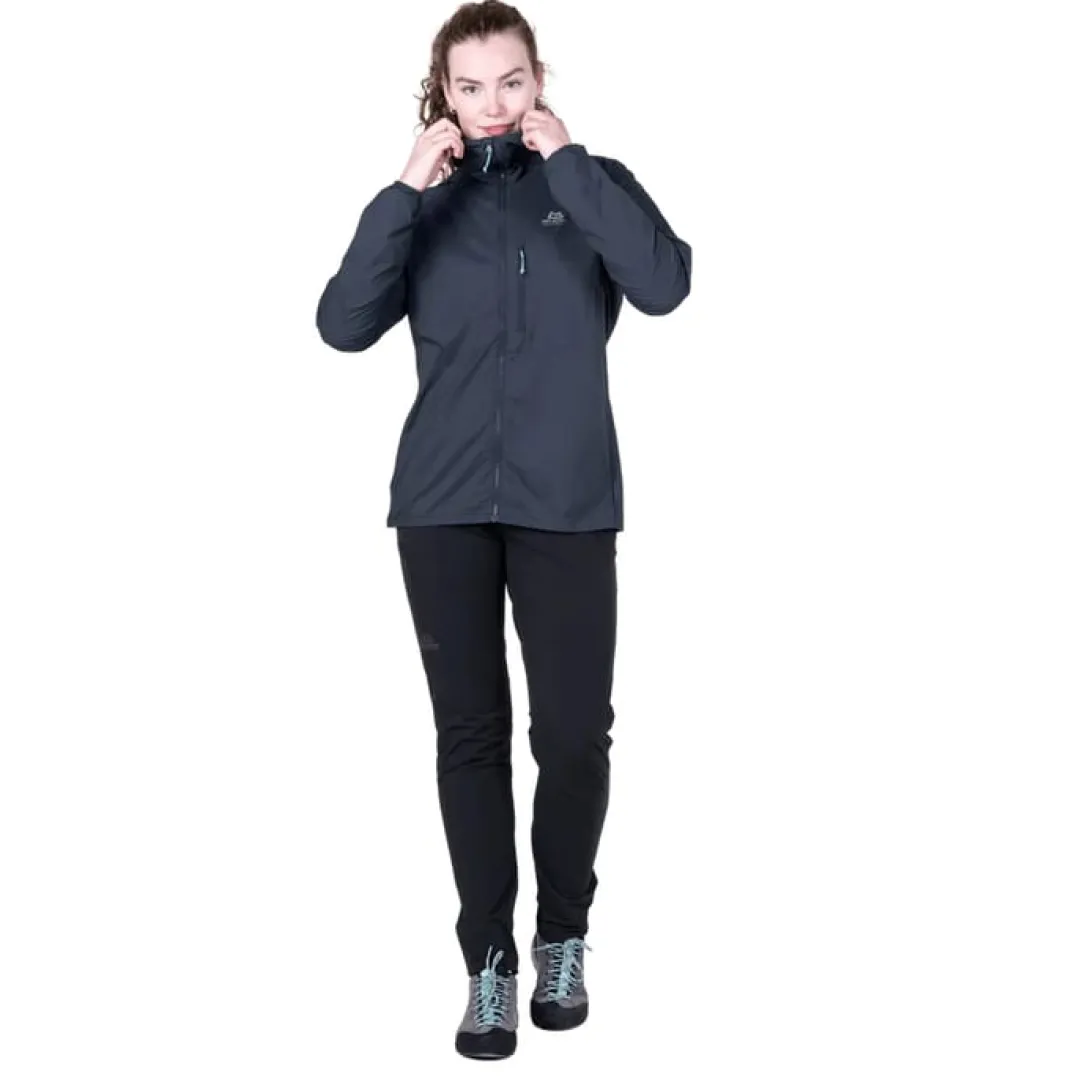Mountain Equipment Aerofoil Hooded Wmns Jacket Blue Nights