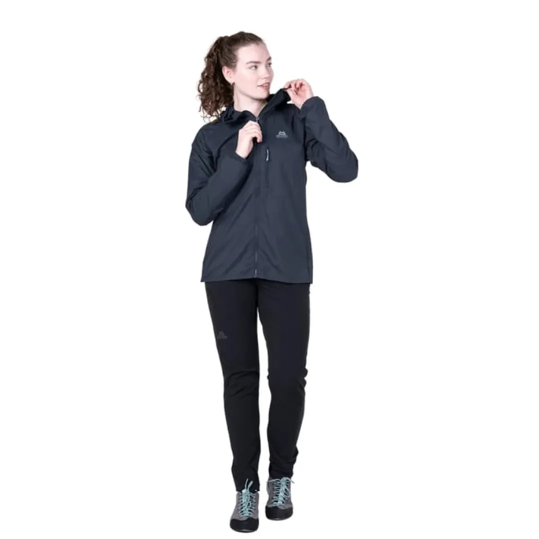 Mountain Equipment Aerofoil Hooded Wmns Jacket Blue Nights