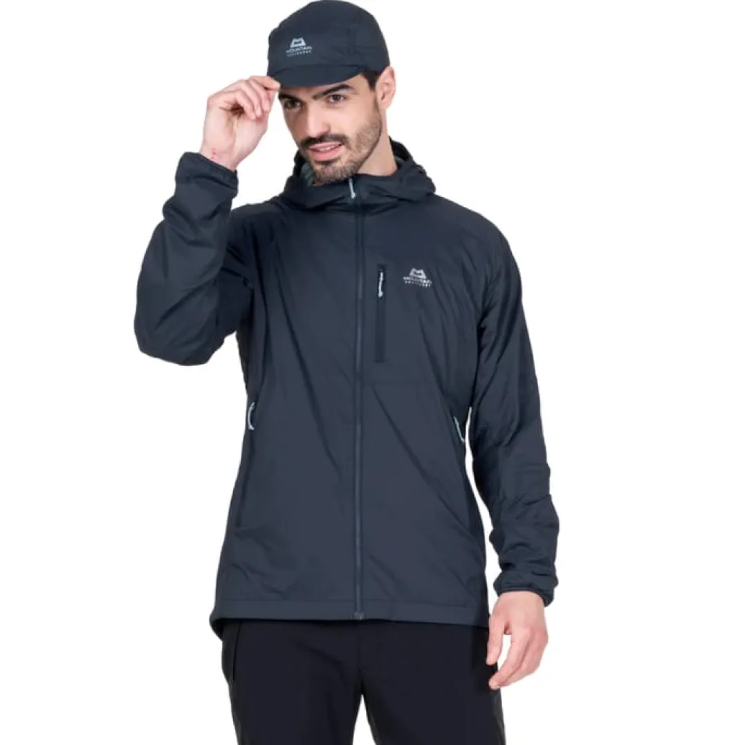 Mountain Equipment Aerotherm Mens Jacket Blue Nights