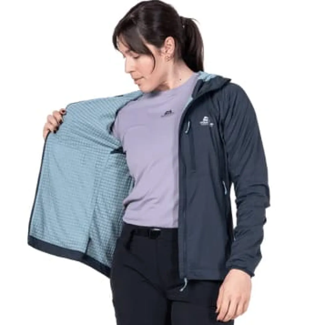 Mountain Equipment Aerotherm Wmns Jacket Stellar Blue