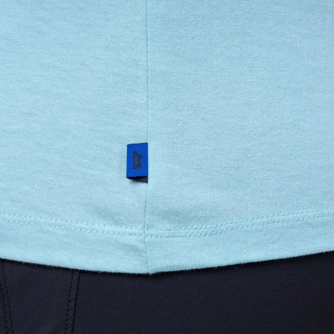 Mountain Equipment Alpenglow Wmns Tee Stellar Blue