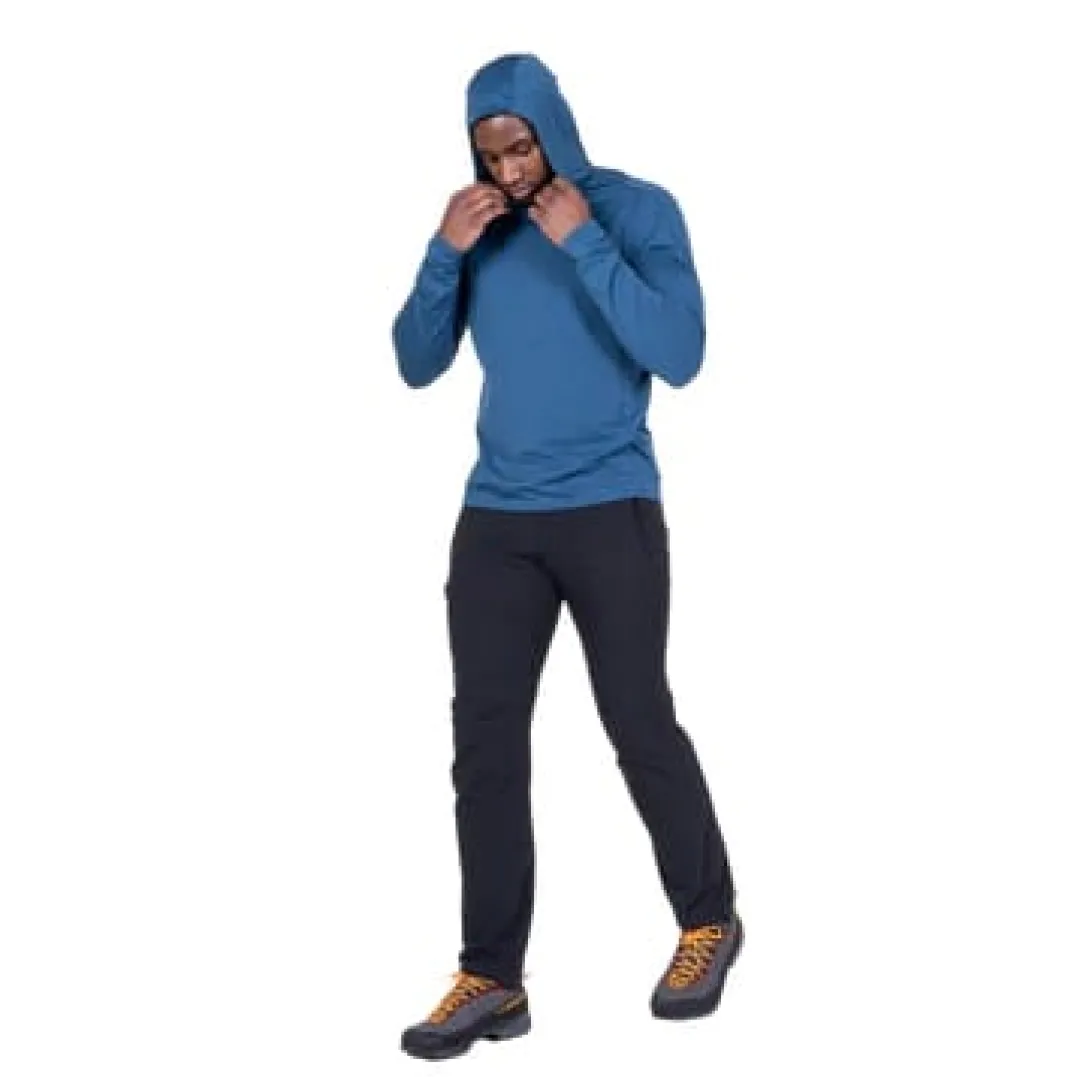 Mountain Equipment Glace Hooded Mens Top Admiral Blue